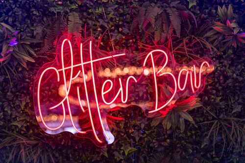 Servicio glitter bar noche 2h